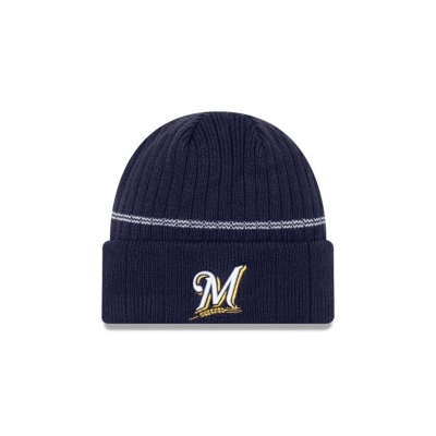 Milwaukee Brewers Gorra | New Era MLB Sport Knit Beanie Mexico - Azules